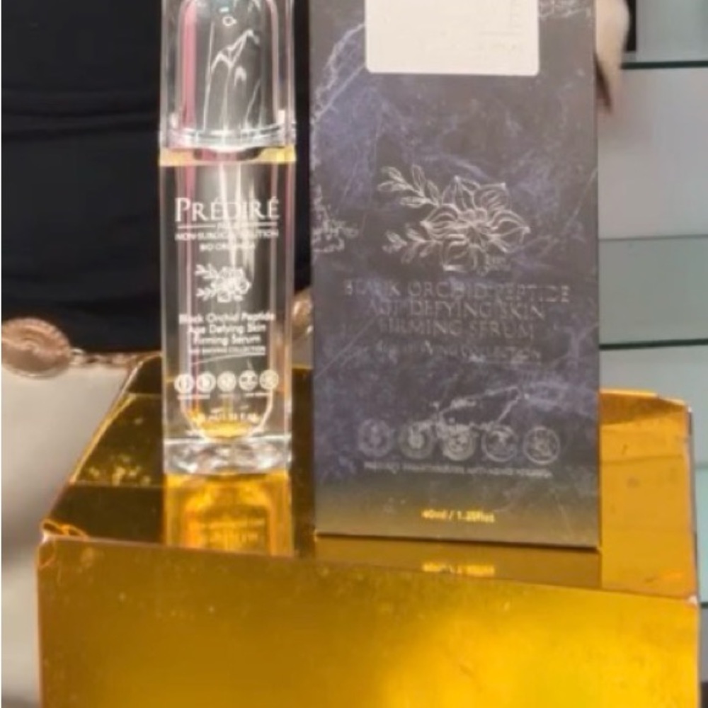 Black Orchid Peptide Serum - Gold and Black